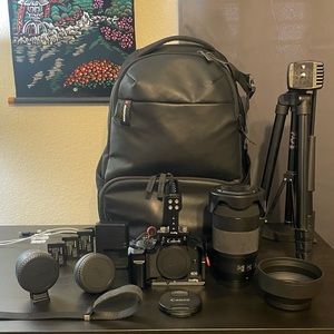 Canon EOS m50 body & Canon EF Telephoto Zoom 70-300mm F/4.0-5.6 IS II USM